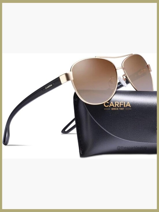 Polarized Metal Frame Sunglasses UV Protection Ultra-Lightweight Driving